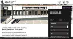 Desktop Screenshot of immomarcq.fr
